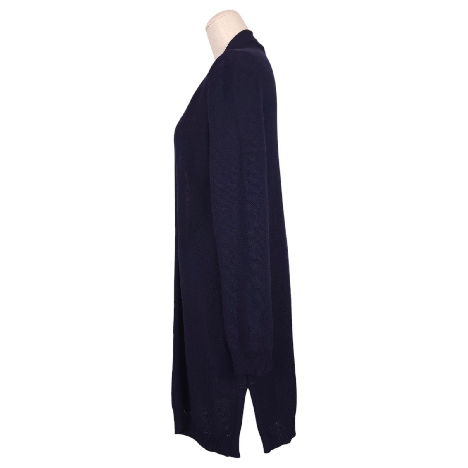 Eileen Fisher Eileen Fisher Open Front Long Cardigan Blue Sz Small Size S / US 4 / IT 40 - 2 Thumbnail