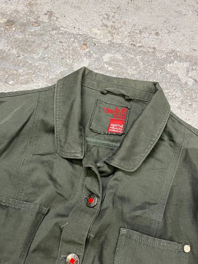 Marithe + Francois Girbaud SS2013 Marithé + François Girbaud Green Buttoned Light Jacket Size S / US 4 / IT 40 - 3 Thumbnail