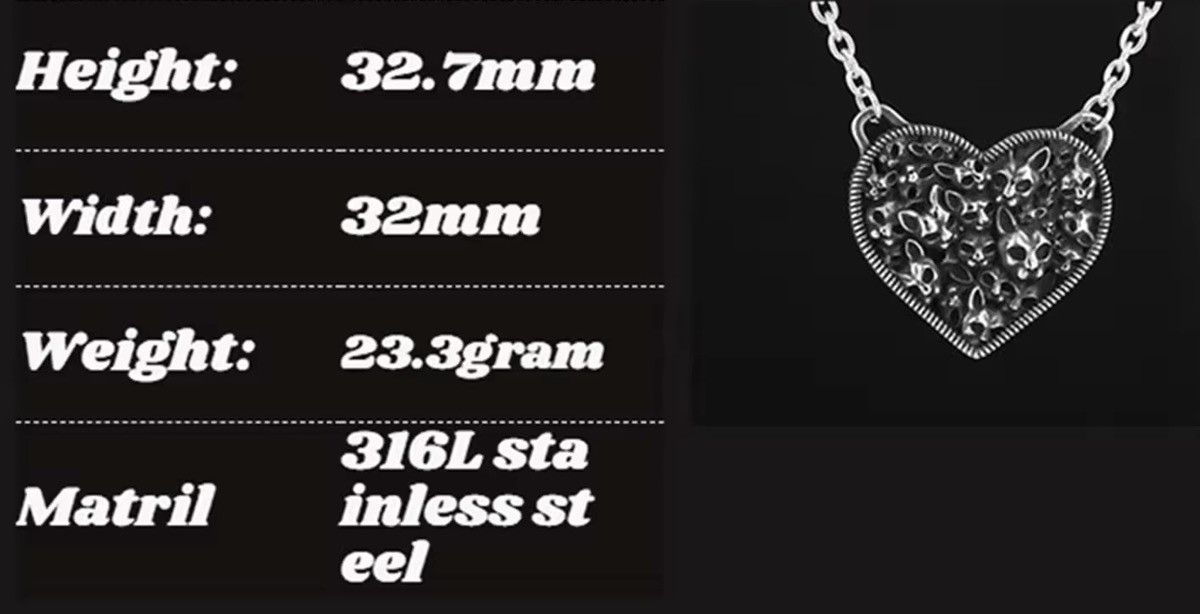Jewelry Cat Heart Pendant Necklace Fashion Size ONE SIZE - 4 Thumbnail