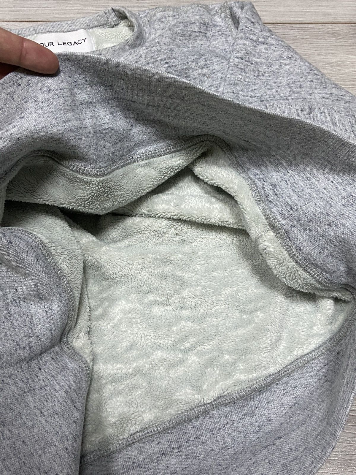 Our Legacy Our Legacy vintage fleece melange thick sweatshirt Size US M / EU 48-50 / 2 - 2 Thumbnail