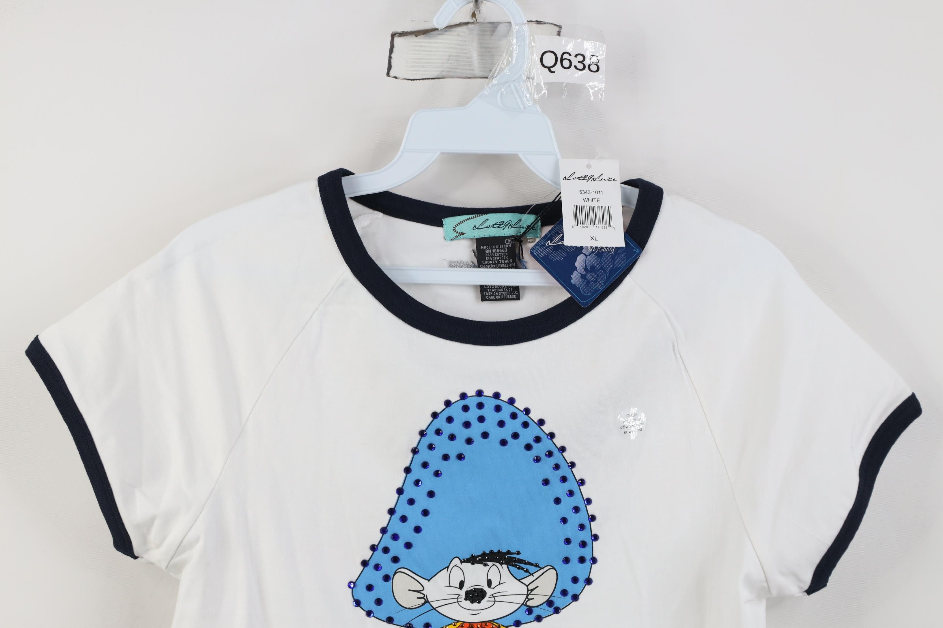 Vintage Deadstock Vintage Lot 29 Looney Tunes Gonzales T-Shirt Size XL / US 12-14 / IT 48-50 - 2 Thumbnail