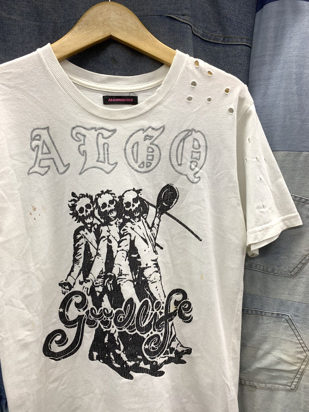 Hysteric Glamour × If Six Was Nine × Japanese Brand distressed ALGONQUINS SKULLS STYLE Size US M / EU 48-50 / 2 - 2 Thumbnail