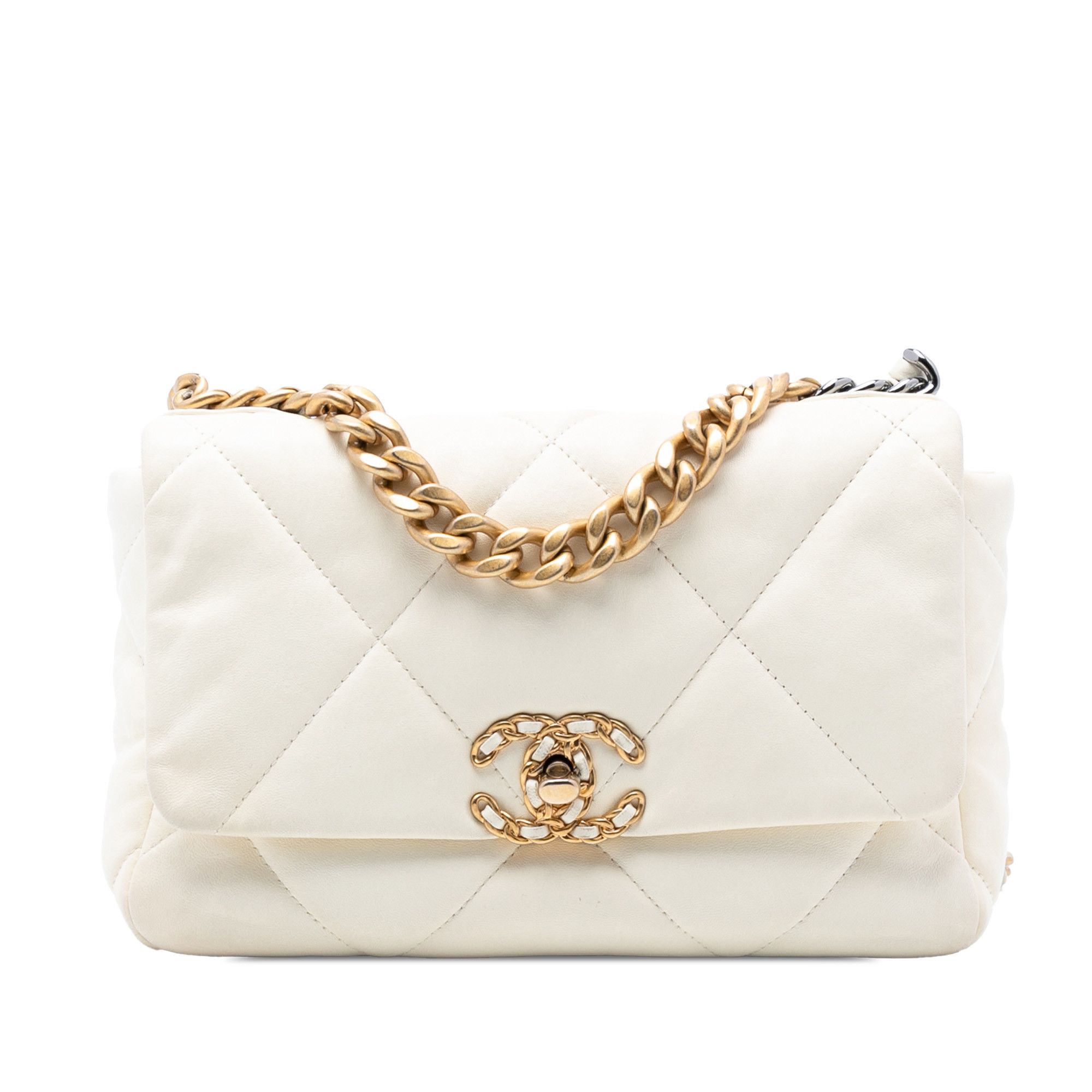 Chanel Chanel Medium Lambskin 19 Flap Size ONE SIZE - 1 Thumbnail