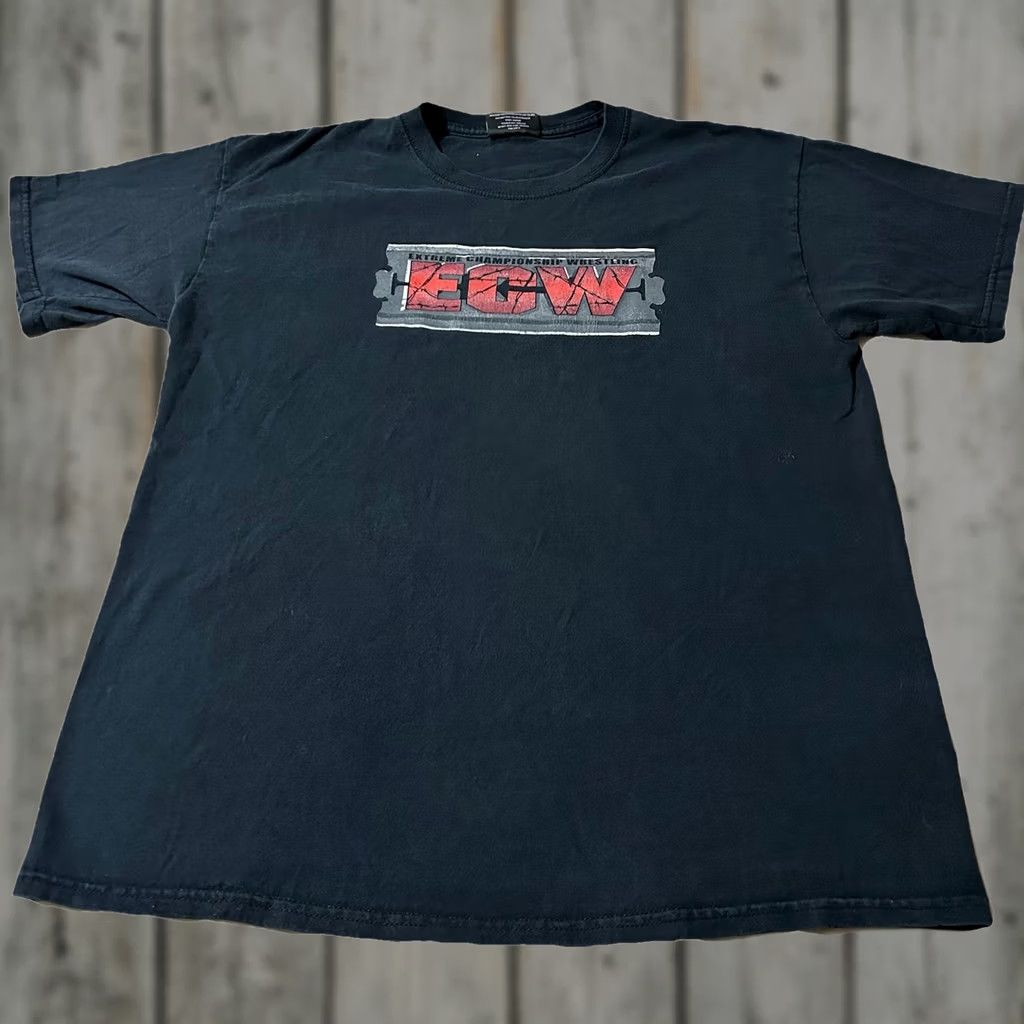 Vintage VINTAGE Steve & Barry’s ECW Wrestling Razorblade Shirt L Black Mens T-Shirt Size US L / EU 52-54 / 3 - 1 Thumbnail