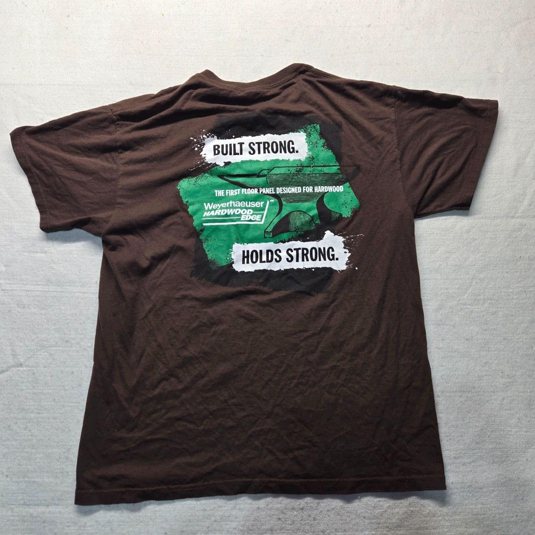 Vintage Weyerhaeuser Solid T-Shirt Adult XL Brown USA Lightweight Mens Size US XL / EU 56 / 4 - 8 Thumbnail