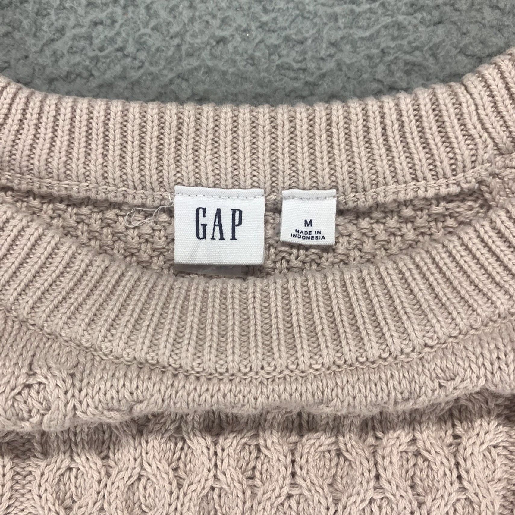 Gap Gap Women's Pink Knit Sweater Pullover Casual M Size M / US 6-8 / IT 42-44 - 3 Thumbnail