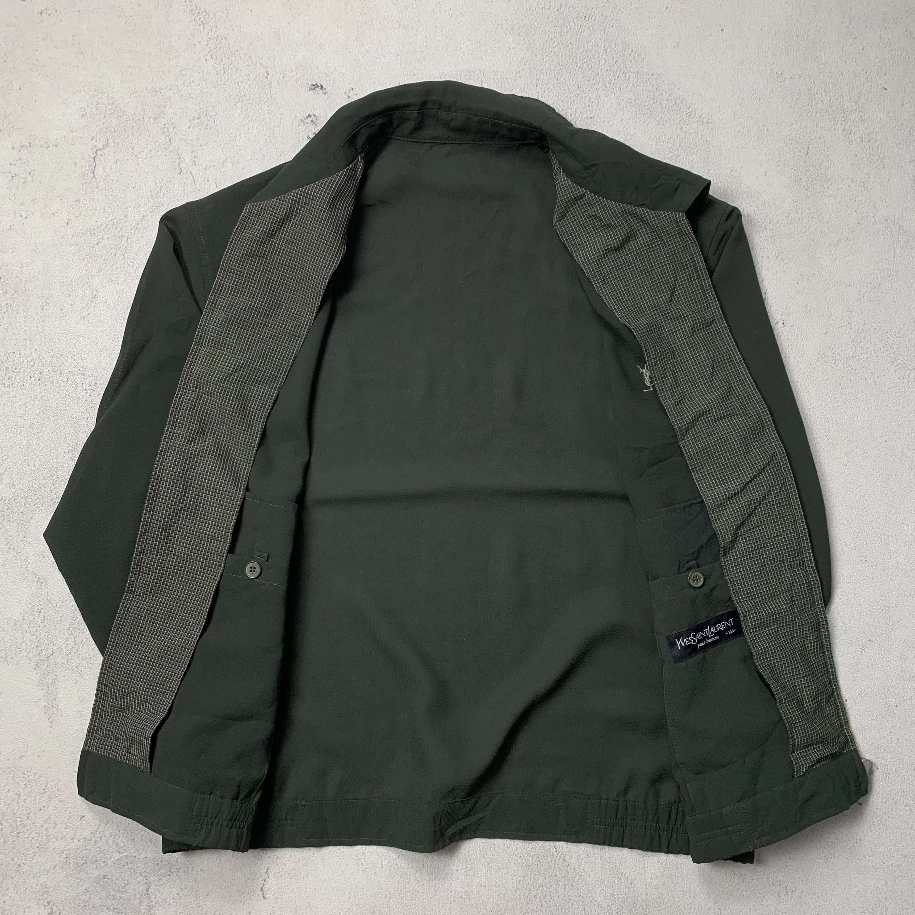 Vintage Vintage Yves Saint Laurent YSL Pour Homme Jacket Size US M / EU 48-50 / 2 - 4 Thumbnail