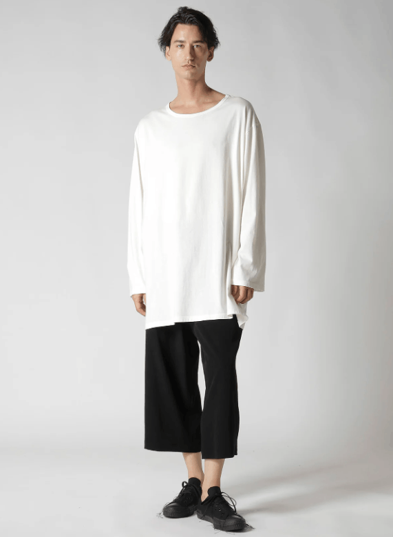 Yohji Yamamoto BNWT SS25 YOHJI YAMAMOTO POUR HOMME PRINT LS TSHIRT 3 Size US L / EU 52-54 / 3 - 18 Thumbnail