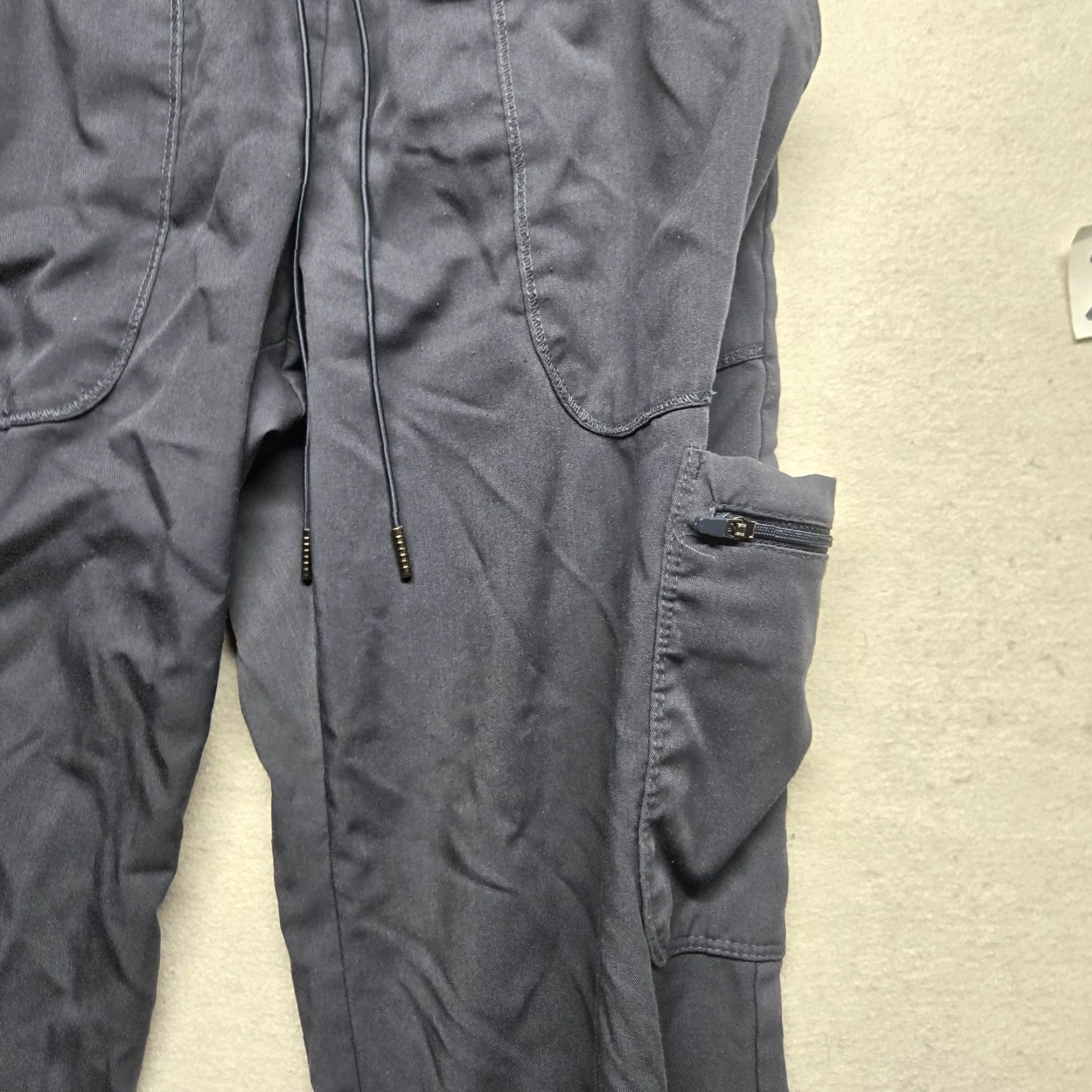 Vintage Grey's Anatomy Pants Adult Women M Gray Scrub Spandex Polyester Pockets Medical Uniform Shirt/Bottom? Size 32" / US 10 / IT 46 - 3 Thumbnail