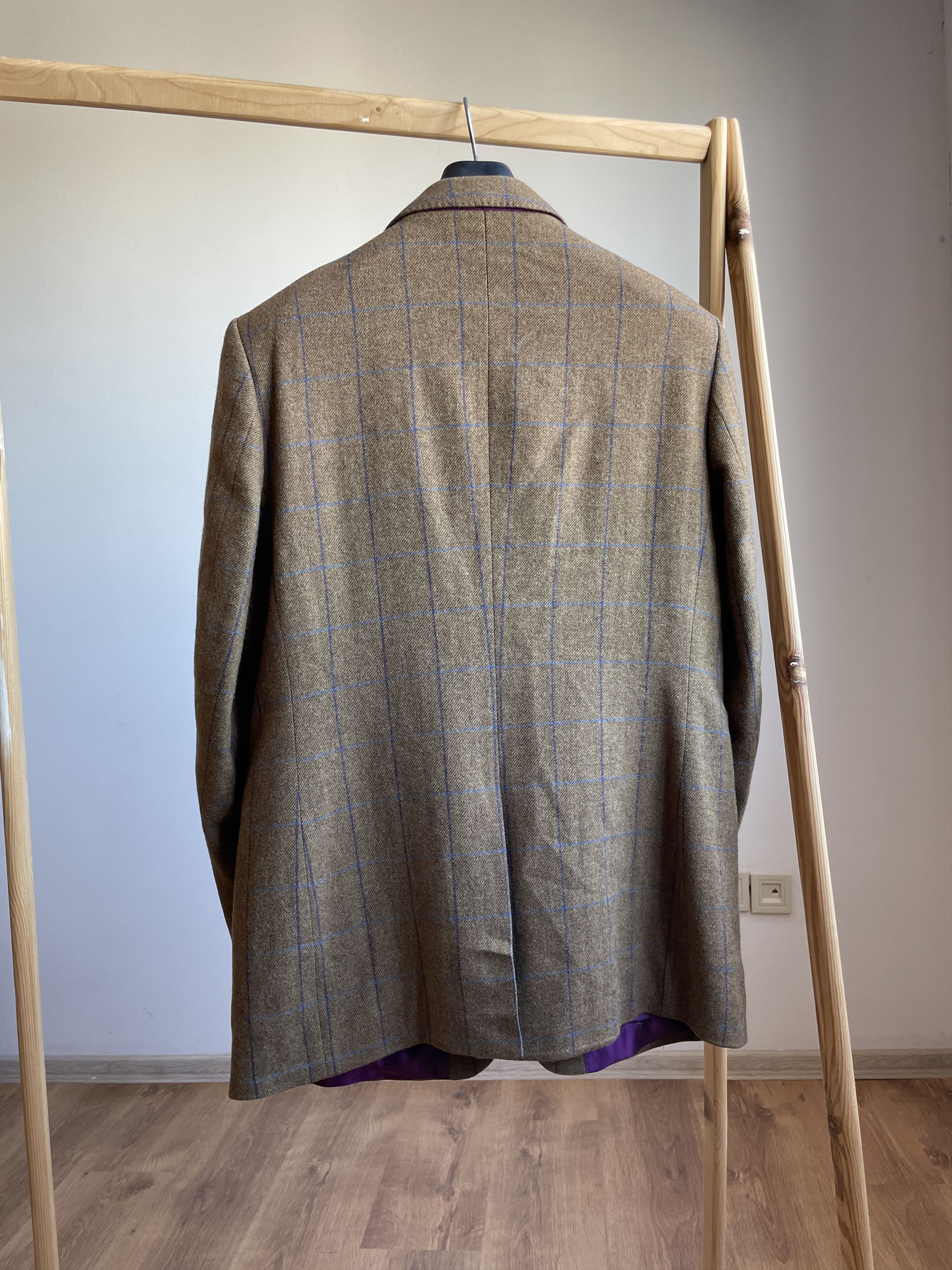 Boden Boden Tweed Windowpane Wool Sport Coat Blazer Size 42R - 2 Thumbnail