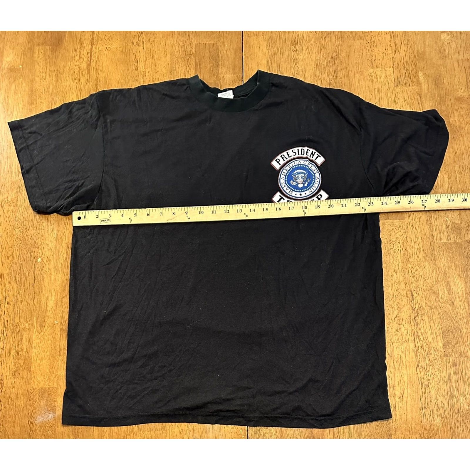 Vintage Donald Trump Little Rocket Man Funny T Shirt 2XL Kim Jong Un Rap Tee Style Size US XXL / EU 58 / 5 - 4 Thumbnail
