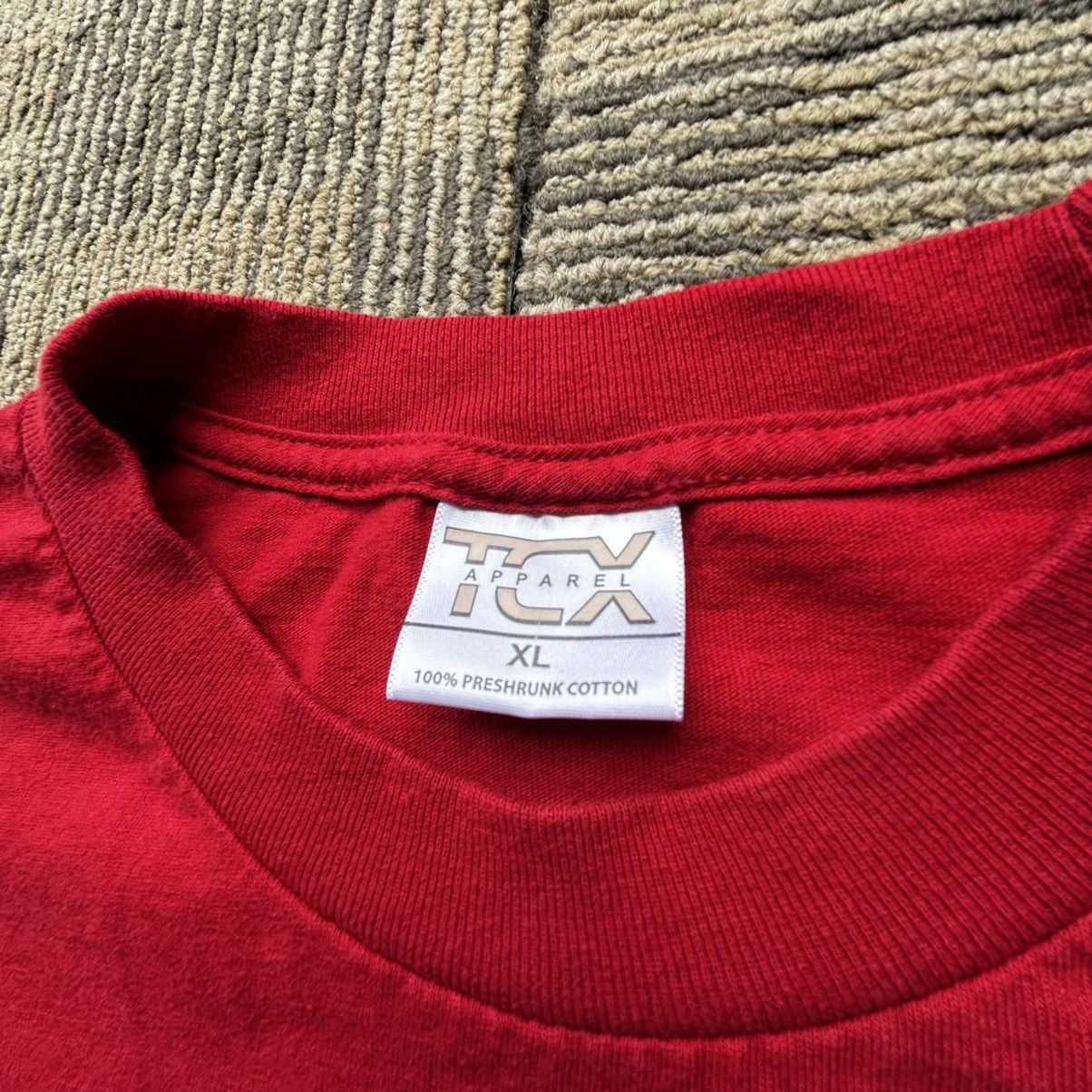 Vintage VTG Florida State Seminoles Football Red Spell-Out T-shirt Size US XL / EU 56 / 4 - 3 Thumbnail