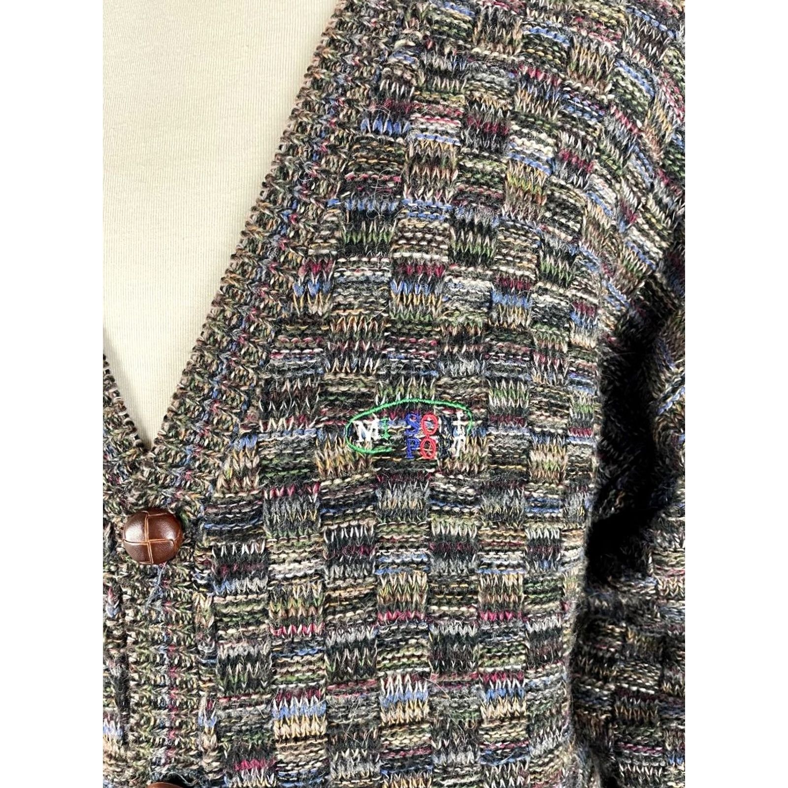 Missoni Missoni Sport Mens Cardigan Sweater Size 2XL Multicolor Wool Knit Long Sleeve V-Neck Cardigan Mens Shirt/ Sweater Size US XXL / EU 58 / 5 - 6 Thumbnail