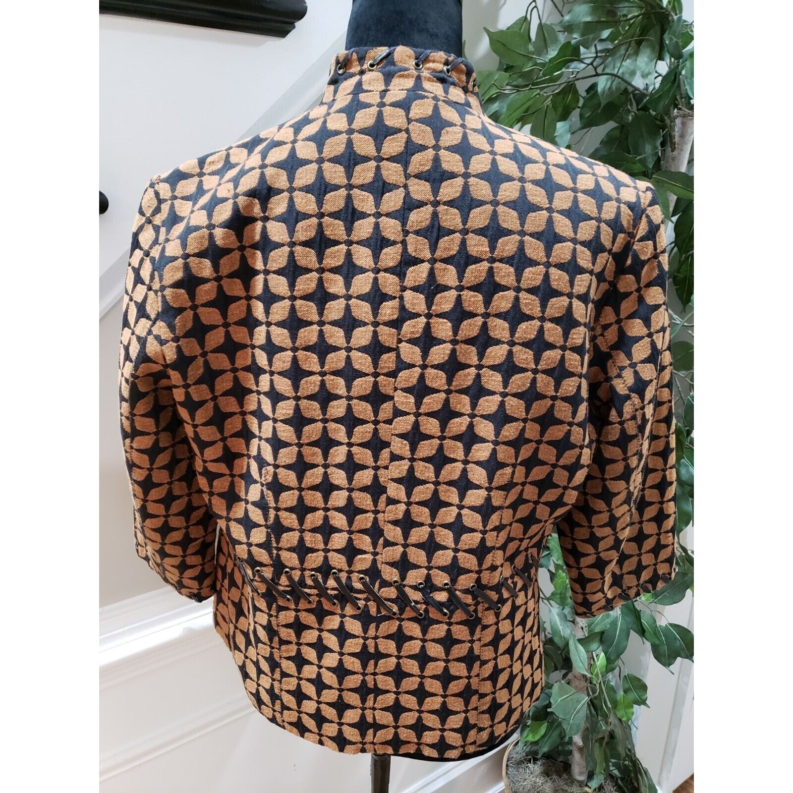 Other Multiples Floral Lined Long Sleeve Open Front Blazer Size M Size M / US 6-8 / IT 42-44 - 8 Thumbnail