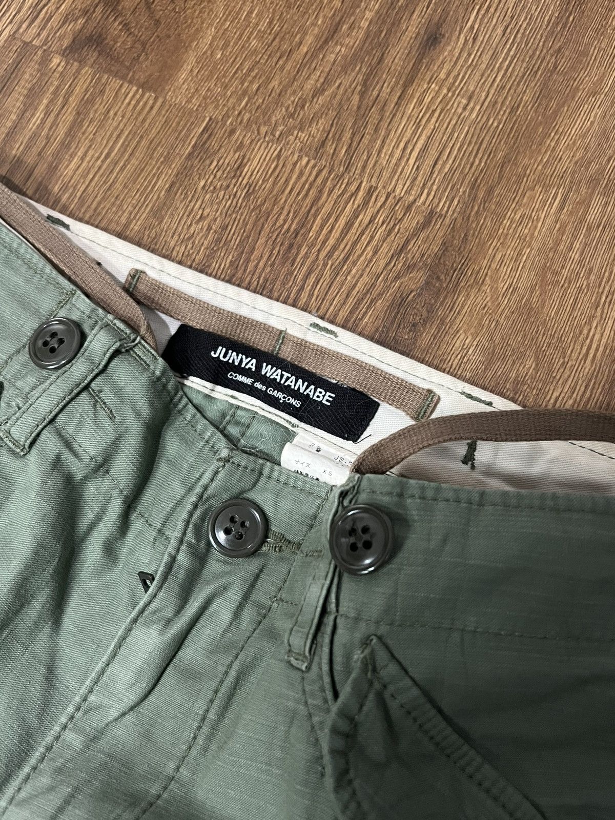 Junya Watanabe SS17 Junya Watanabe Comme Des Garcons Studded Cargo Pants Size US 28 / EU 44 - 8 Thumbnail