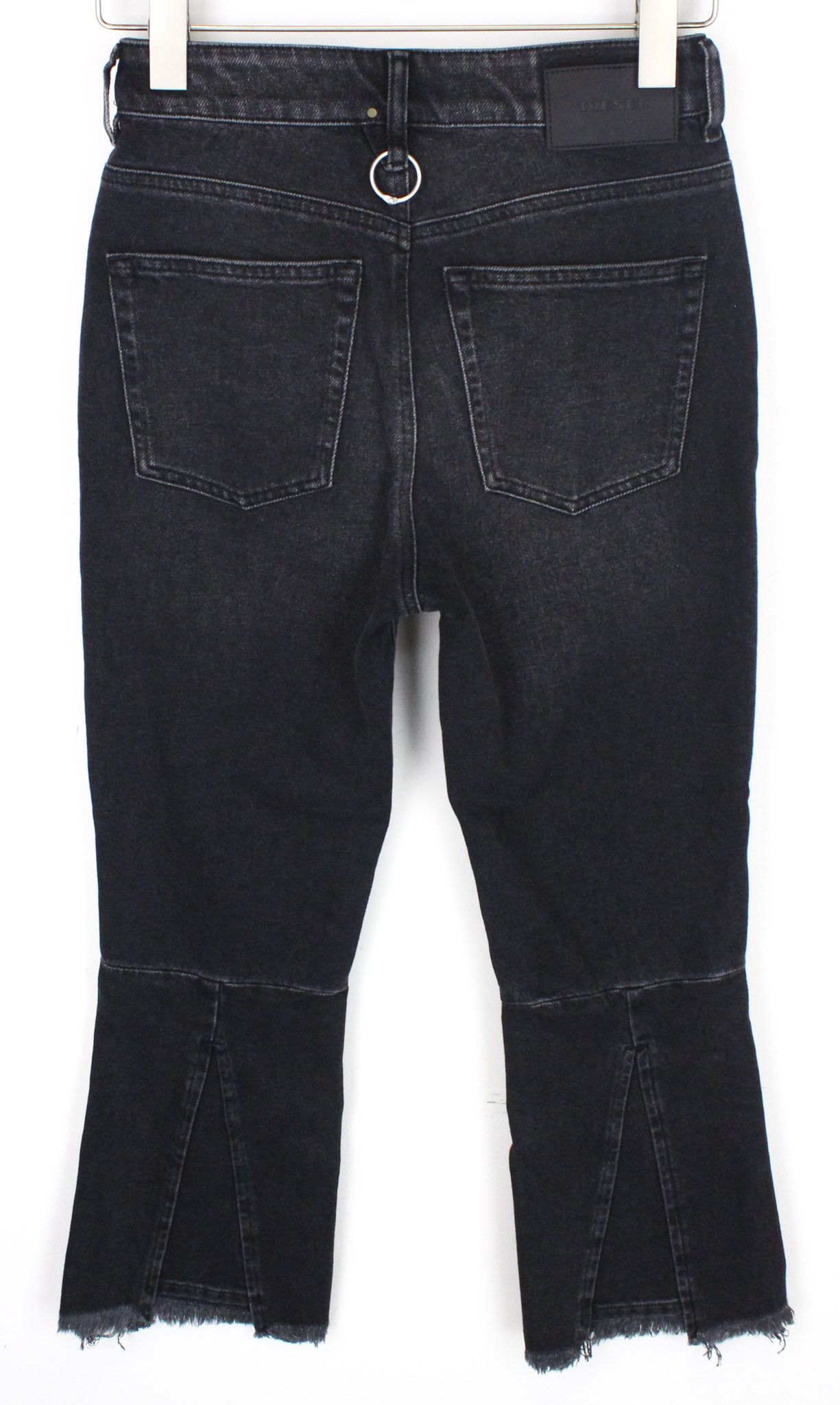 Diesel D-EARLIE 080AP W25/L30 Black High Waist Jeans 71074 Size 25" / US 0 / IT 36 - 2 Thumbnail
