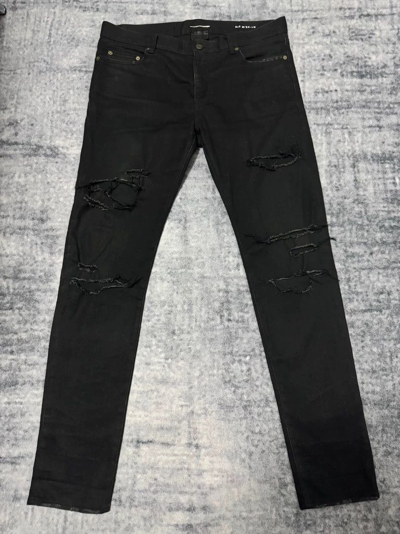 Saint Laurent Paris Saint laurent paris 15 FW coating brush wax erosion big dam Size US 34 / EU 50 - 1 Thumbnail