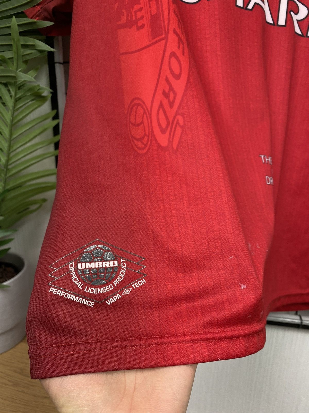 Umbro × Vintage Vintage Umbro Manchester United 1996-98 Soccer Jersey Sharp Size US XL / EU 56 / 4 - 5 Thumbnail