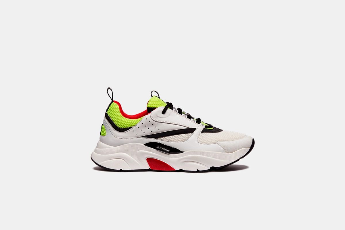 Dior o1bcso1str0126 B22 Sneaker in White/Yellow Size US 11 / EU 44 - 1 Thumbnail