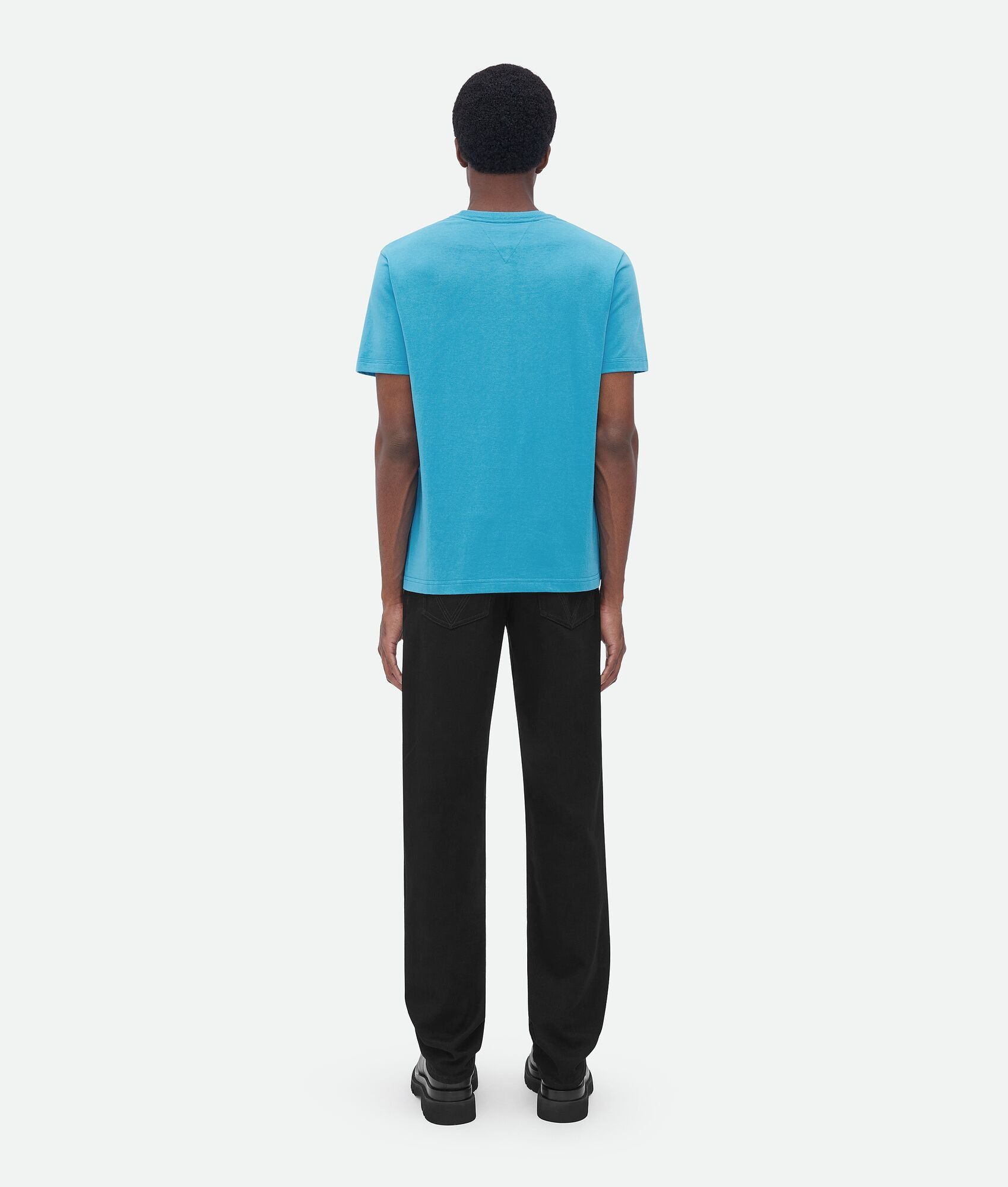 Bottega Veneta o1loc1c0824 731254 Sunrise Light Cotton Jersey T-Shirt Blue Size US M / EU 48-50 / 2 - 3 Thumbnail