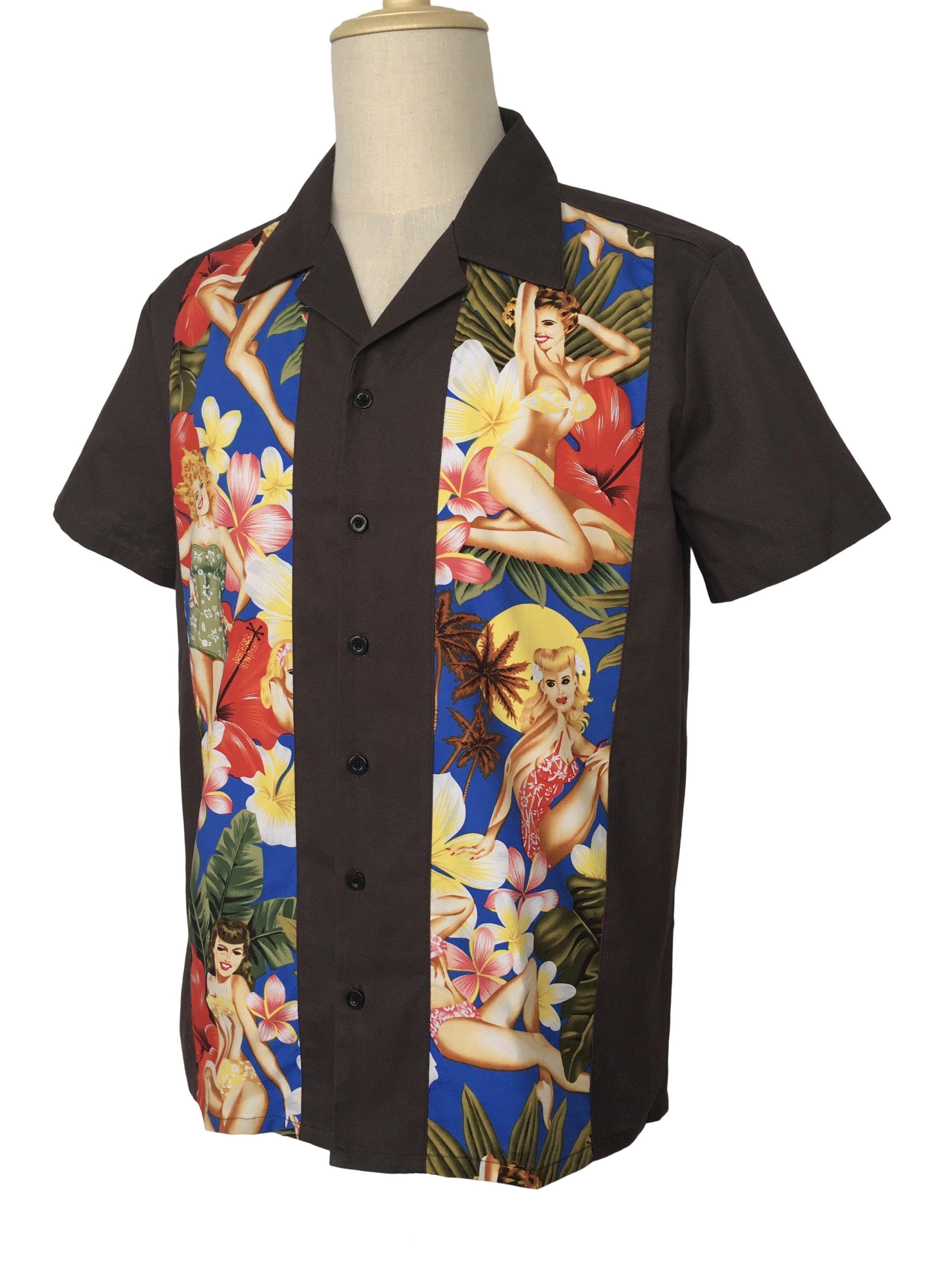 Other Summer Shirt for Men Vintage Casual Simple Lapel Button Tops Size US M / EU 48-50 / 2 - 2 Thumbnail