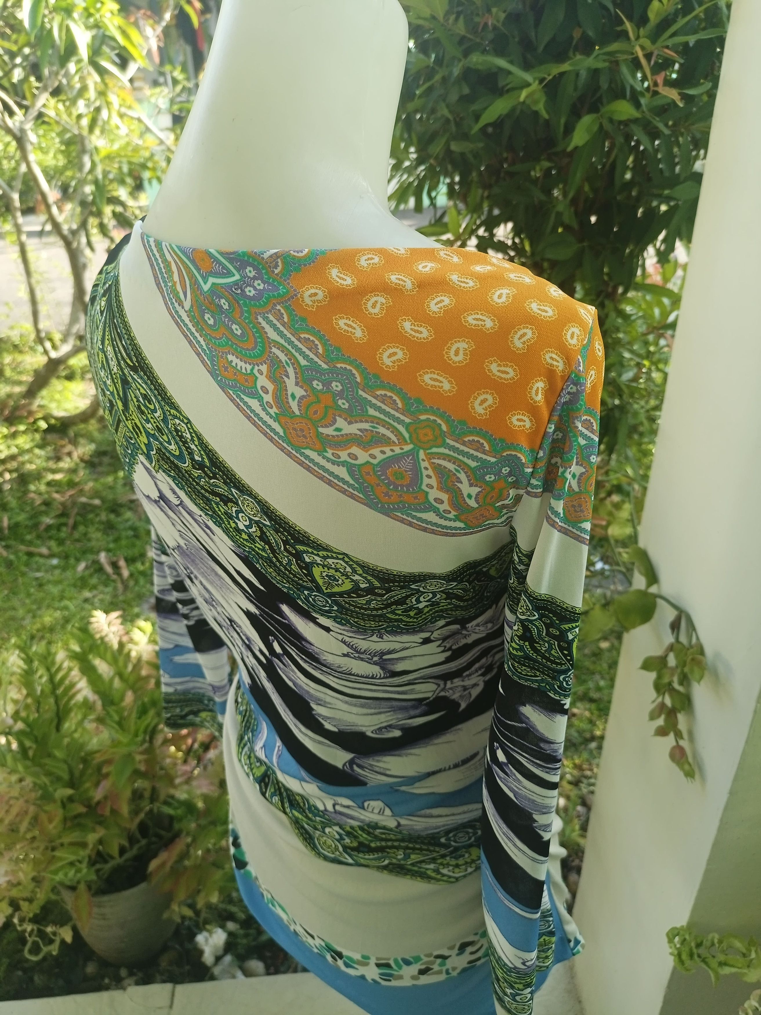 Etro ETRO Milano Blouse Tunic top 3/4 sleeves Size M / US 6-8 / IT 42-44 - 21 Thumbnail