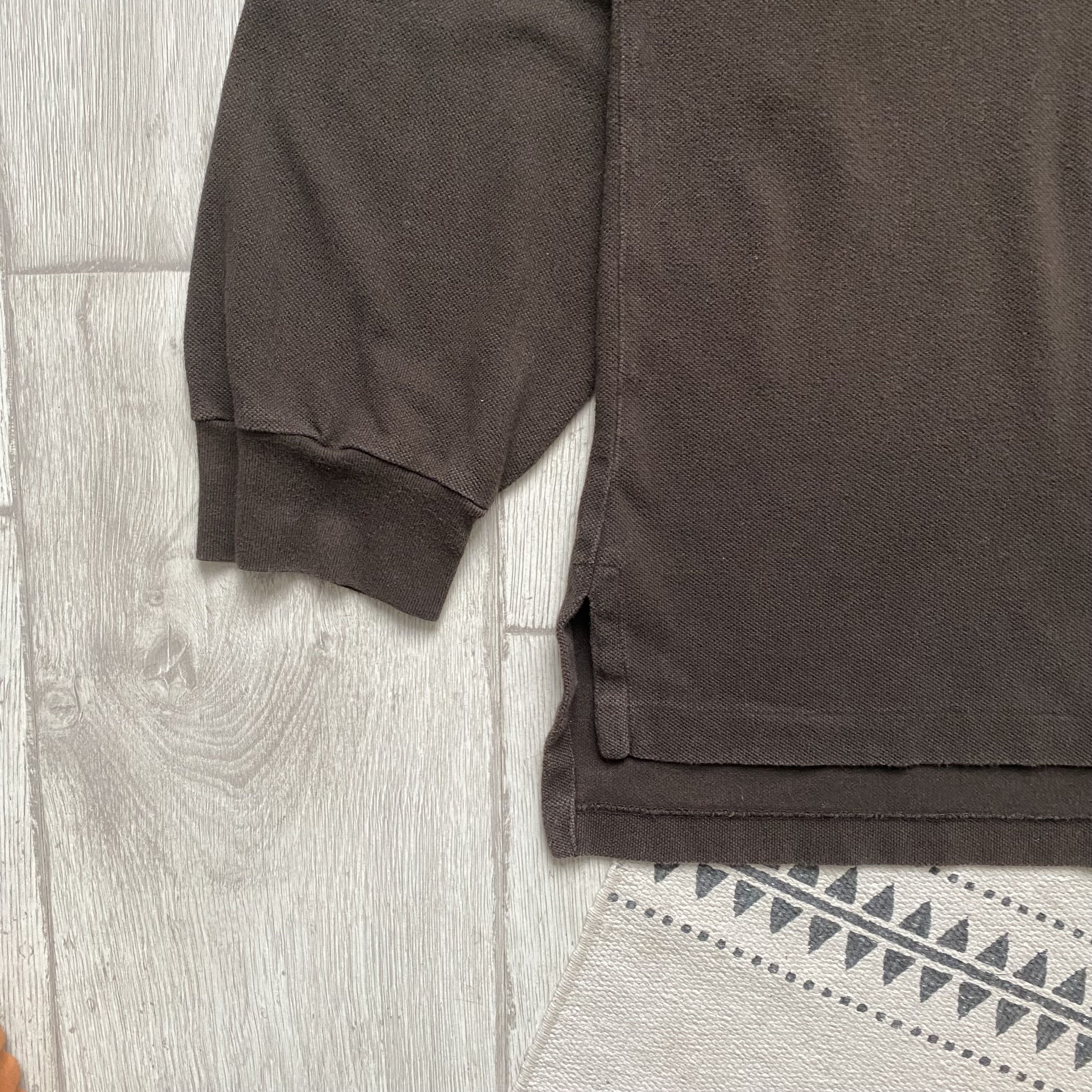 Polo Ralph Lauren 🤎 Vintage 90s Polo Ralph Lauren Rugby shirt longsleeve Size US XXL / EU 58 / 5 - 5 Thumbnail