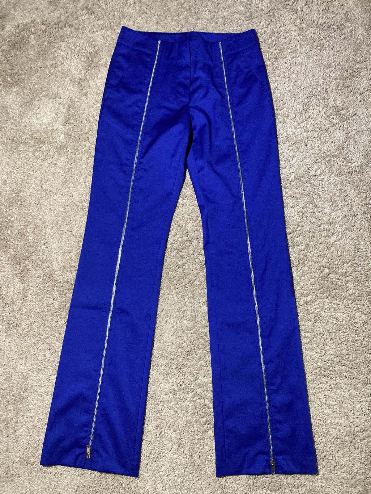 Martine Rose New SS21 Martine Rose Zipper Suit Pants Royal 2021 Size US 30 / EU 46 - 2 Thumbnail