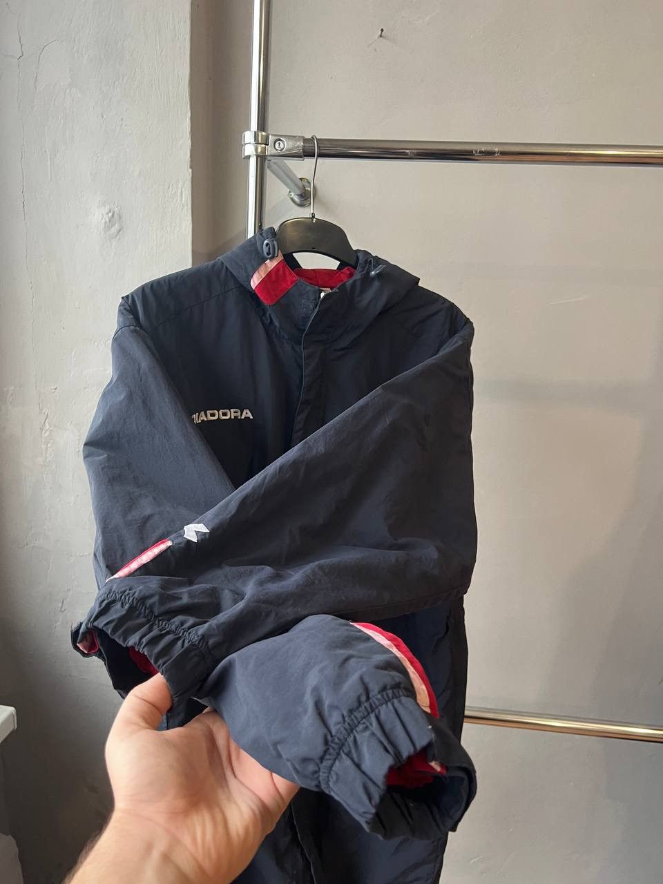 Diadora 2004/05 CRYSTAL PALACE FC TRAINING SOCCER FOOTBALL JACKET L Size US L / EU 52-54 / 3 - 13 Thumbnail
