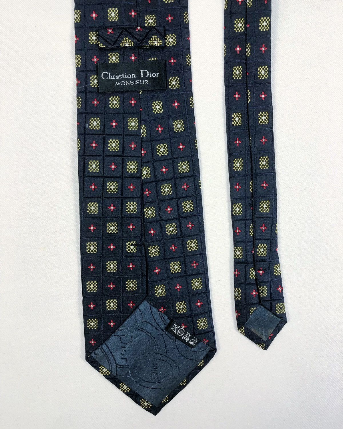 Christian Dior Monsieur Rare Vintage Christian Dior Monsieur Silk Tie Size ONE SIZE - 6 Thumbnail