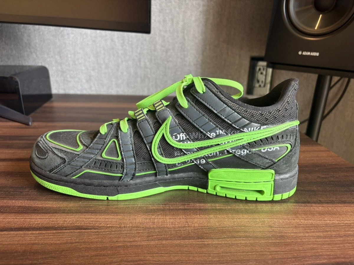 Nike × Off-White Off-White x Air Rubber Dunk 'Green Strike' Size US 12.5 / EU 45-46 - 3 Thumbnail