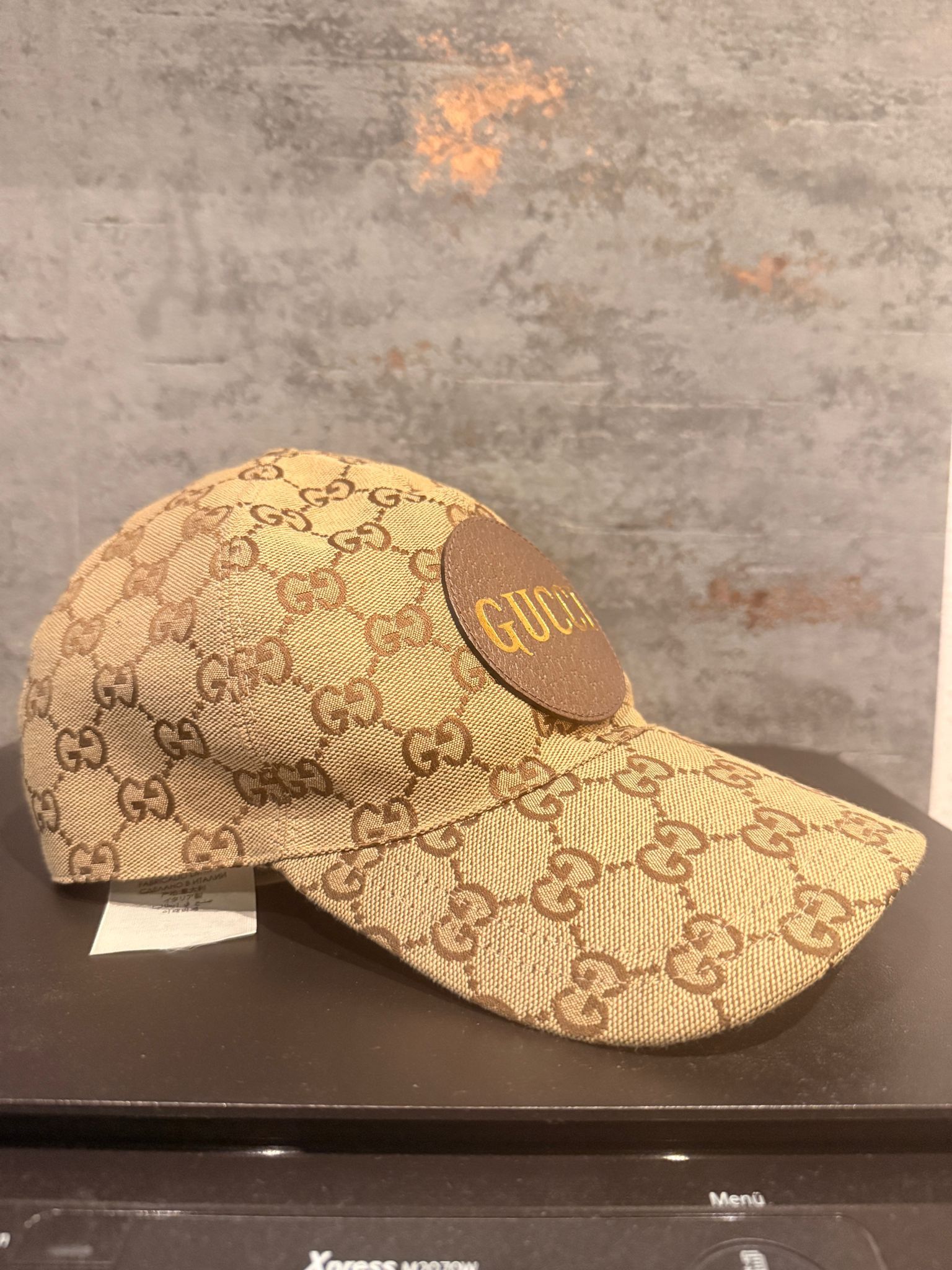 Gucci Gucci Cap - Linen beige/brown | Size L Size ONE SIZE - 1 Thumbnail
