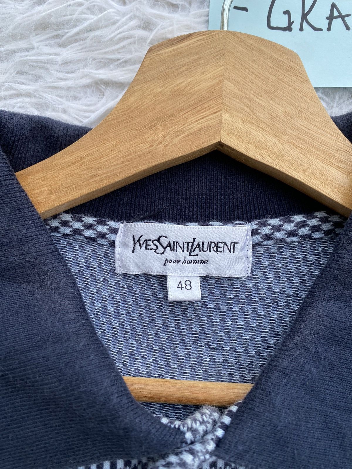 Yves Saint Laurent Rare Vintage Yves Saint Laurent YSL Pour Homme Shirt Size US M / EU 48-50 / 2 - 8 Thumbnail
