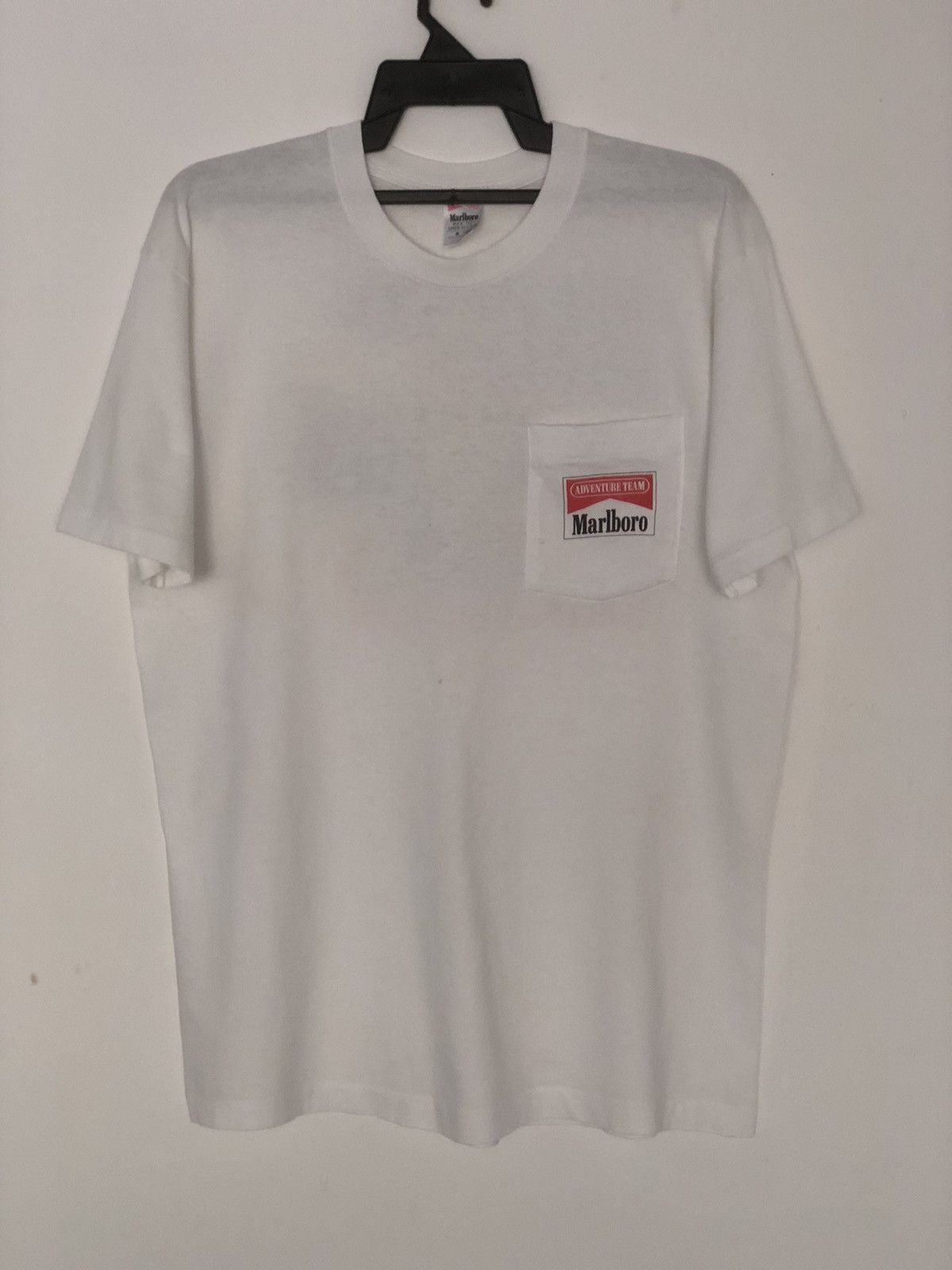 Marlboro Vintage 90s Marlboro Adventure Team Pocket Tee Size US L / EU 52-54 / 3 - 10 Thumbnail