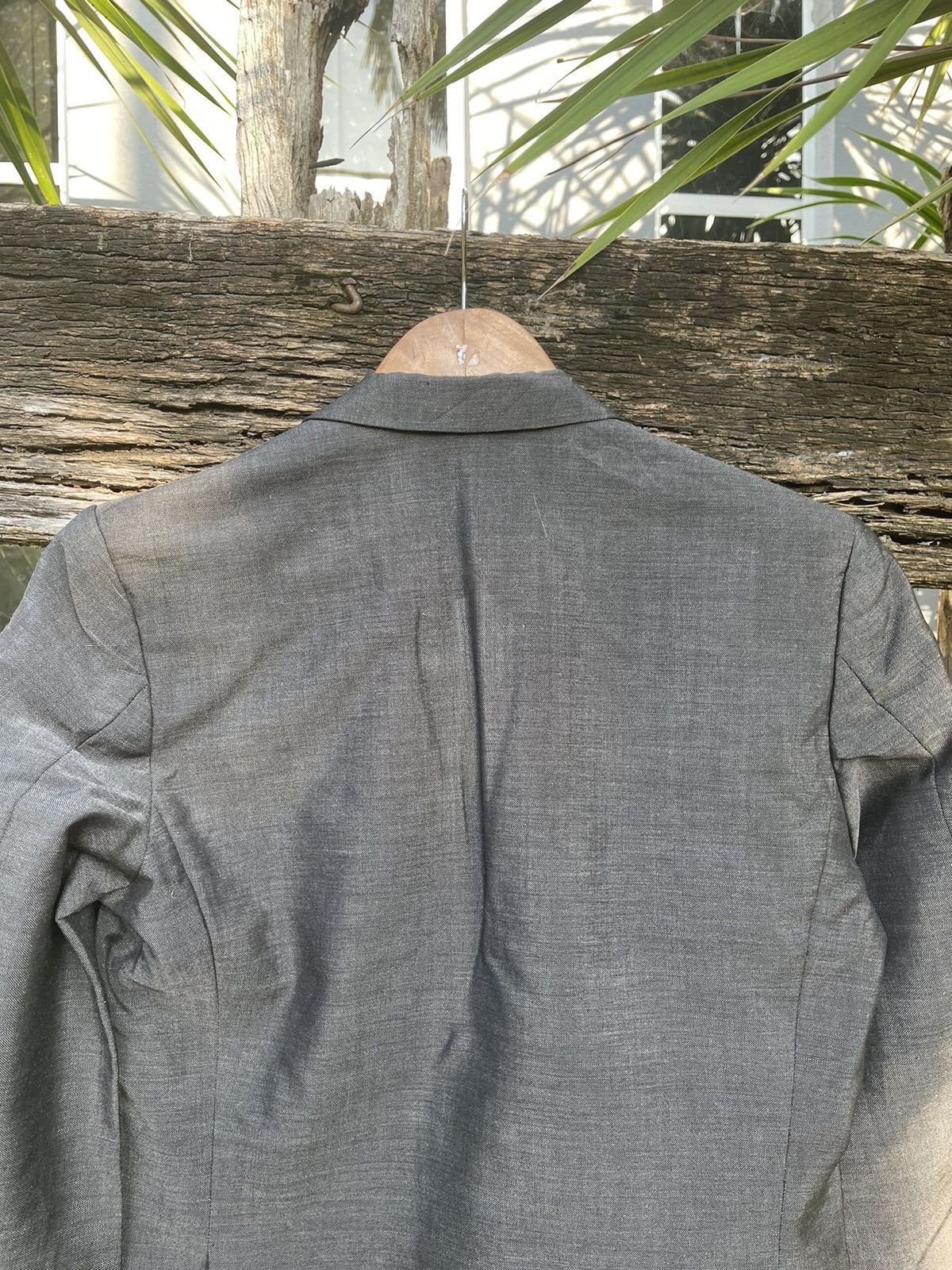 Lancel Vintage Lancel Paris Gray Wool Blazer Jacket Size US M / EU 48-50 / 2 - 8 Thumbnail