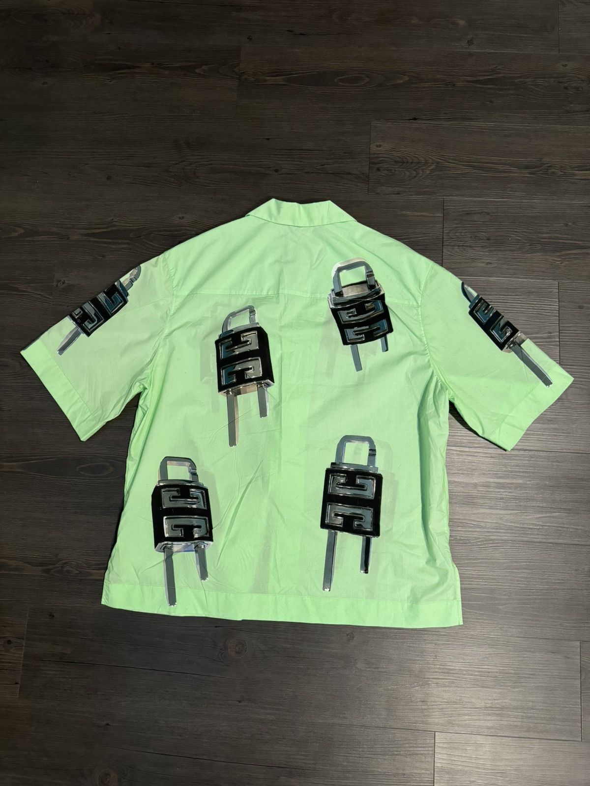 Givenchy Givenchy 4G Lock Hawaiian Shirt Size US M / EU 48-50 / 2 - 2 Thumbnail