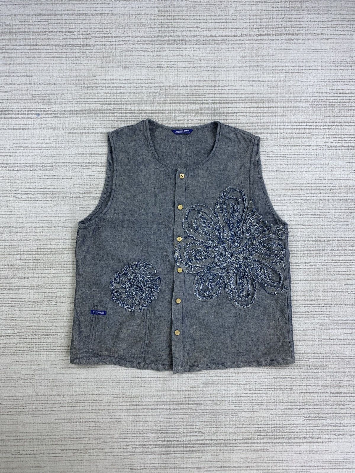 Hai Sporting Gear HAI Sporting Gear Issey Miyake Indigo & Denim Vest Size US M / EU 48-50 / 2 - 1 Thumbnail