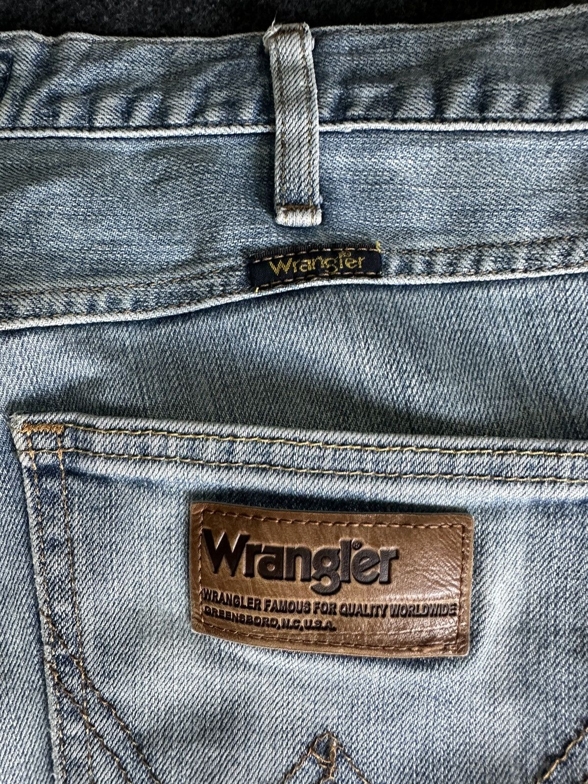 Vintage × Wrangler Vintage Wrangler Crafted With Pride Denim Size 31 D120 Size US 31 - 5 Thumbnail