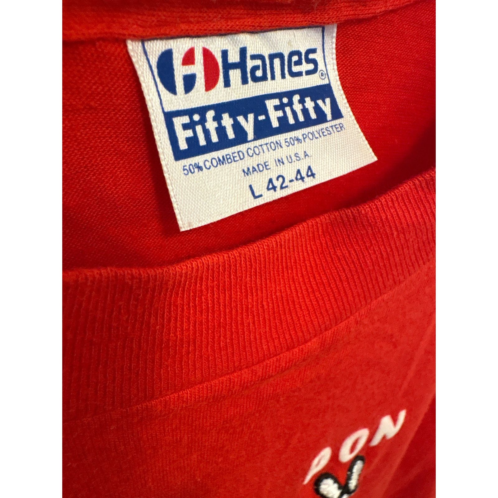 Hanes Vintage 90s Bowling Shirt "Don" Filibecks Hanes Fifty L Size US L / EU 52-54 / 3 - 2 Thumbnail