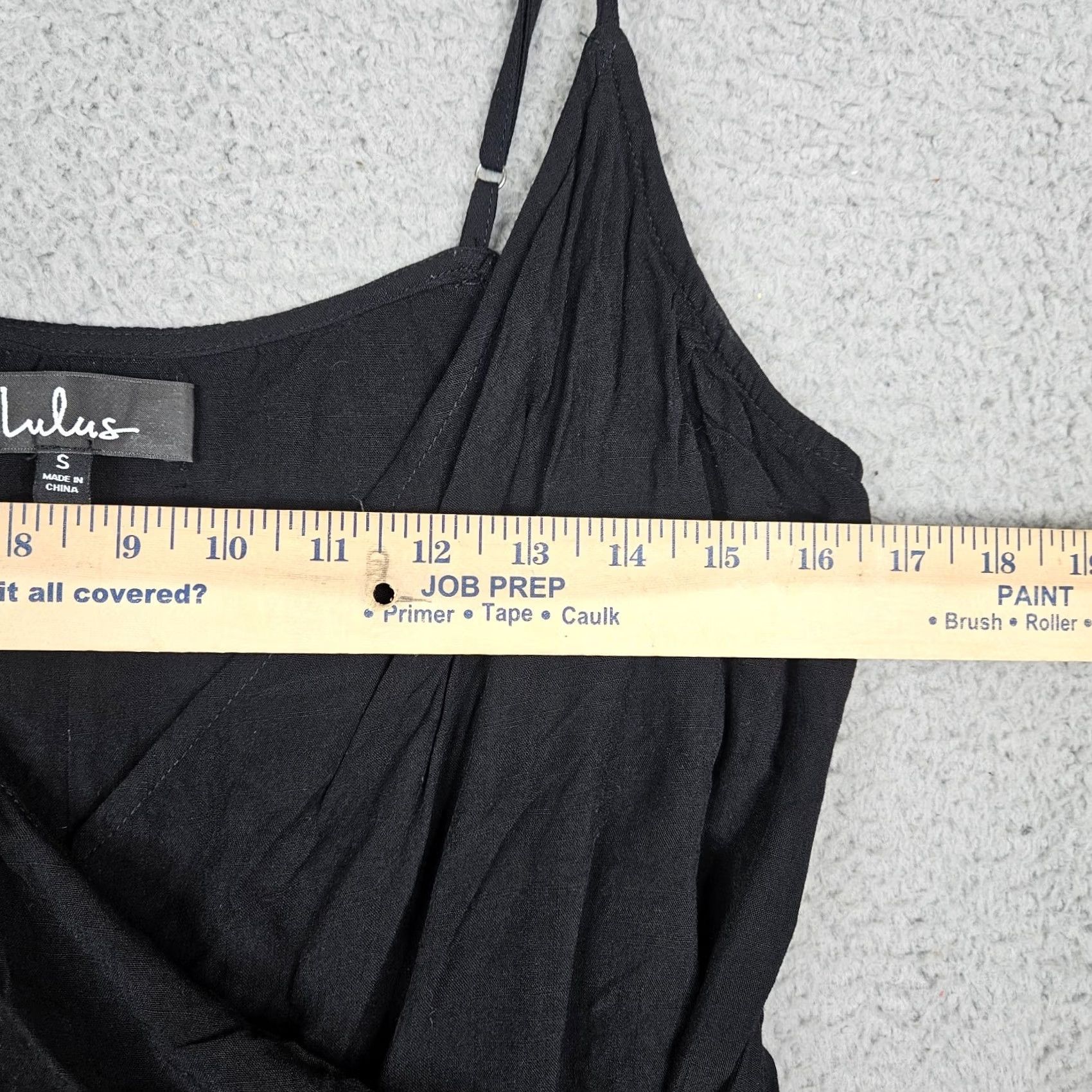 Lulus Lulus Black Tank Top Size S Women's Spaghetti Strap Size S / US 4 / IT 40 - 6 Thumbnail