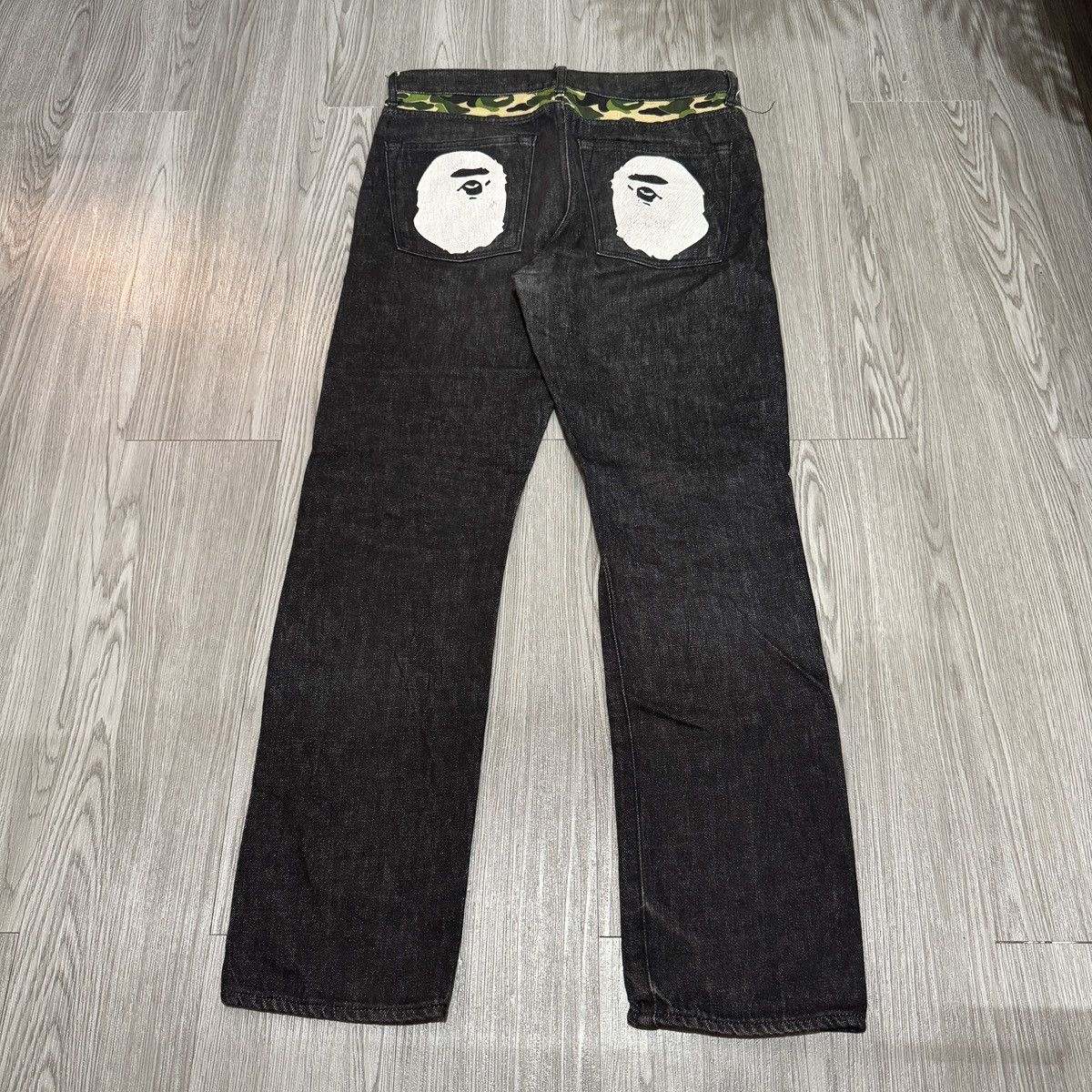 Bape Bape 2008 Type-05 Slim Taper Logo Denim Size US 32 / EU 48 - 1 Thumbnail