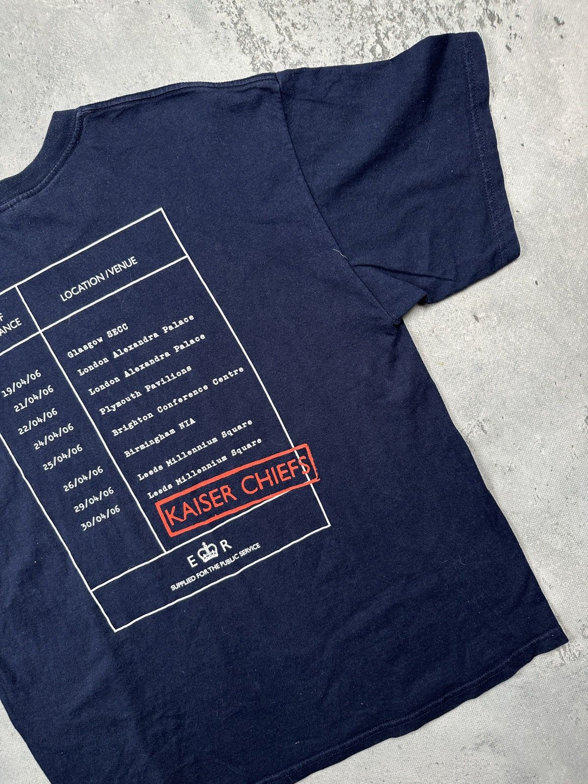 Band Tees Vintage 2006 Kaiser Chiefs Tour Band Tee Navy XL Size US XL / EU 56 / 4 - 5 Thumbnail