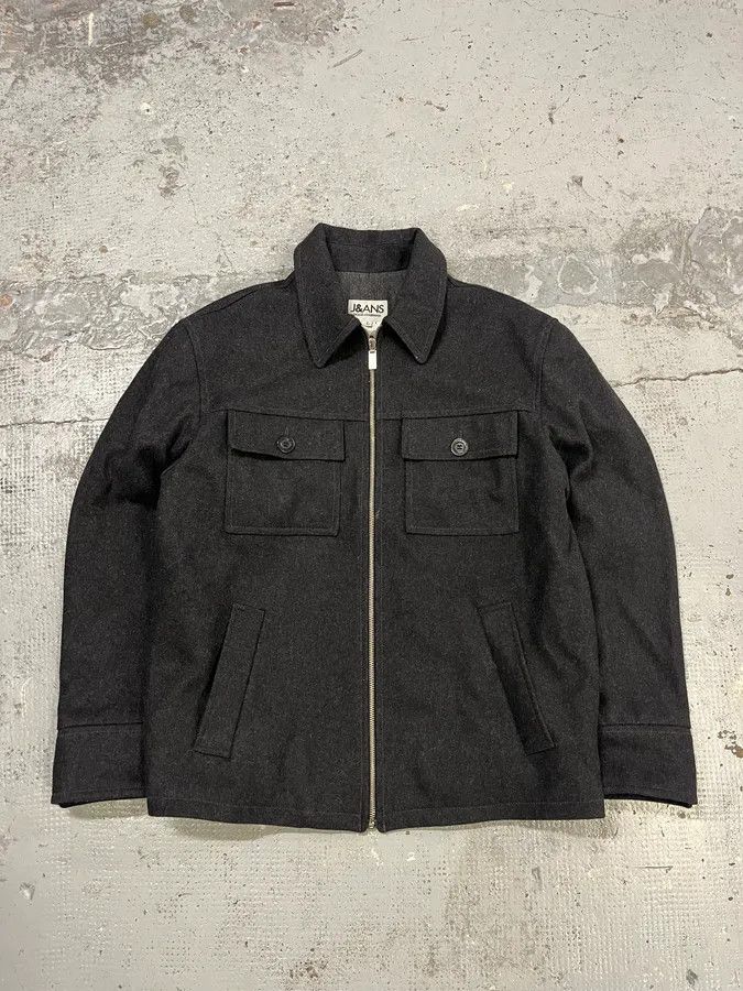 Dolce & Gabbana 2000s Dolce & Gabbana Grey Wool Cargo Zip-up Jacket Size US L / EU 52-54 / 3 - 3 Thumbnail
