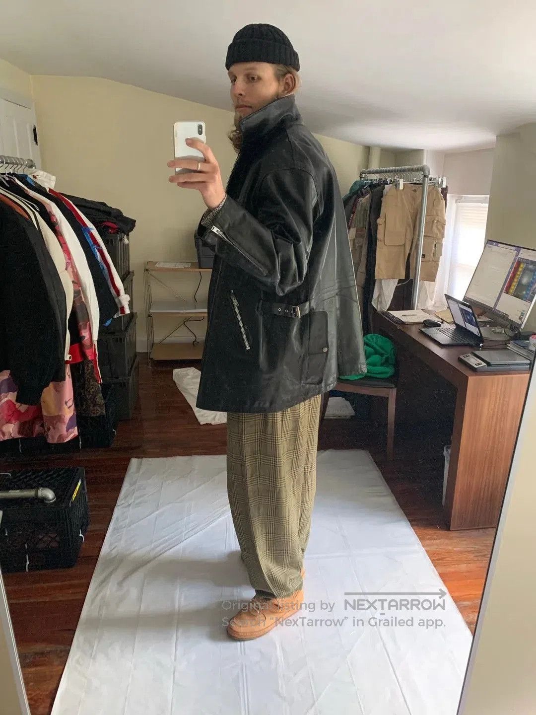 Yohji Yamamoto Yohji Yamamoto 1995AW Leather Jacket. Size US M / EU 48-50 / 2 - 6 Thumbnail