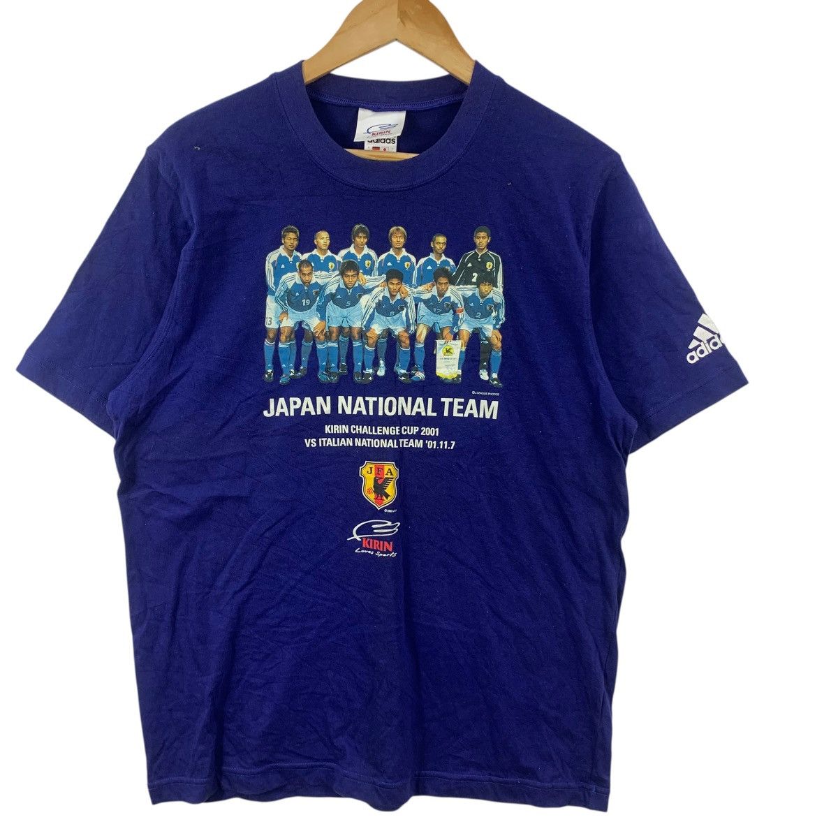 Adidas Vintage 2001 ADIDAS x Japan Football Hidetoshi Nakata Era Size US L / EU 52-54 / 3 - 4 Thumbnail