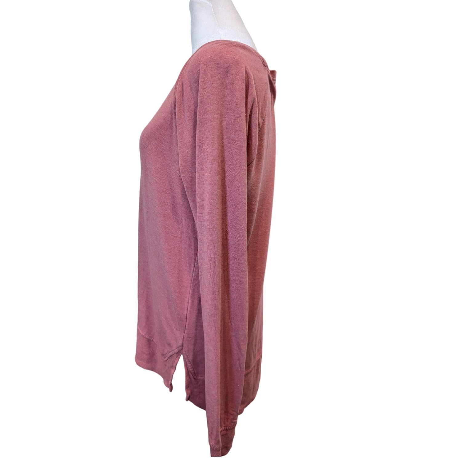 Threads 4 Thought Threads 4 Thought Leelu Rib Hem Dark Pink Raglan Sweatshirt Size M / US 6-8 / IT 42-44 - 5 Thumbnail