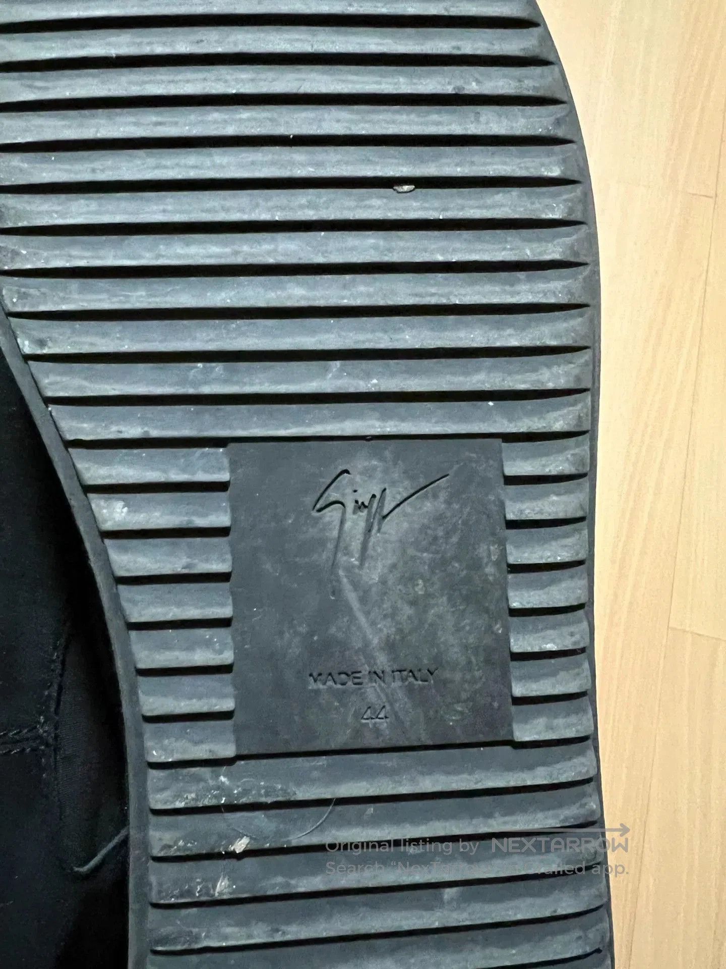 Giuseppe Zanotti black suede zipper Chelsea ankle boots. Size US 10 / EU 43 - 7 Thumbnail