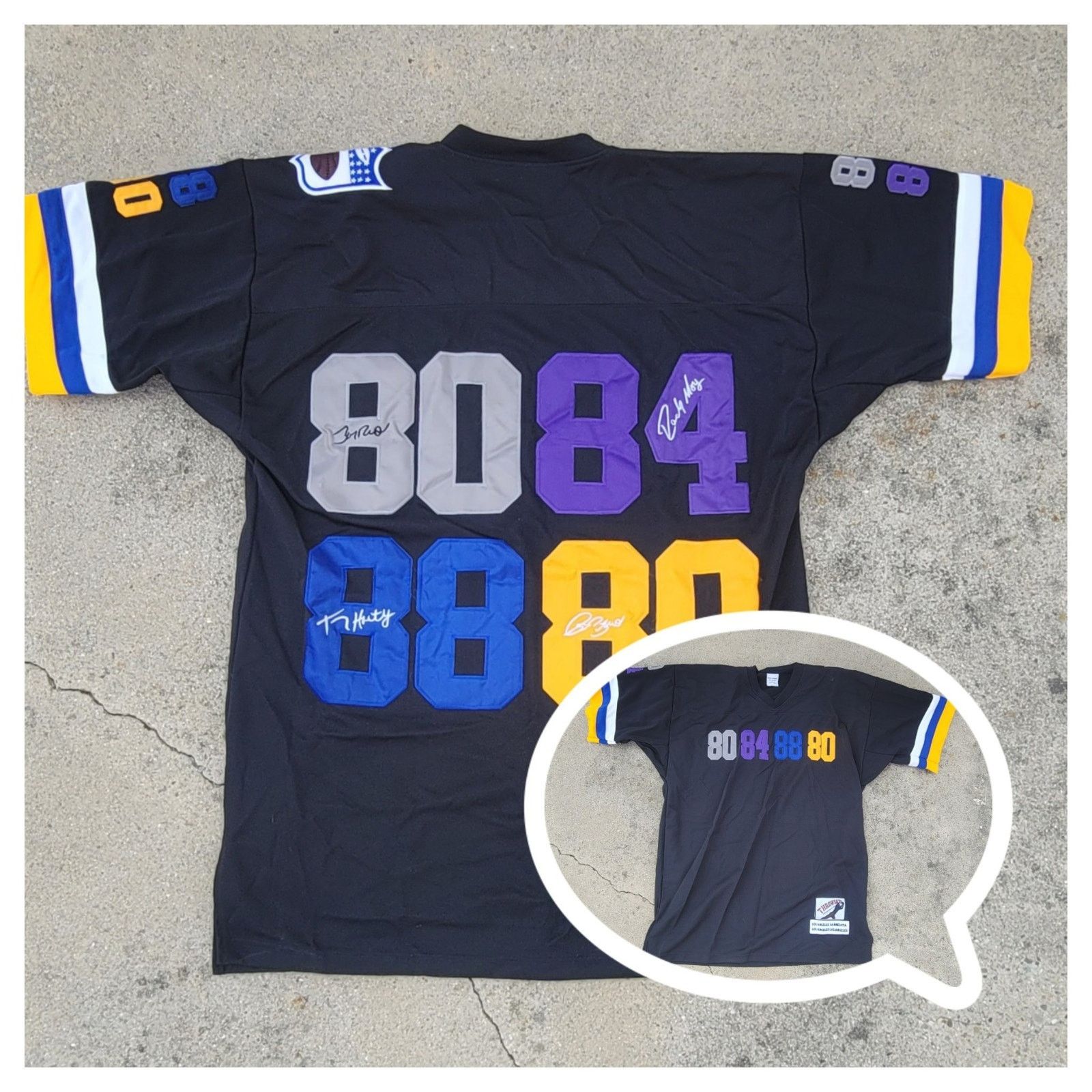 The Unbranded Brand Vtg Pro-Champ Los Angeles Minnesota Throwback Jersey Size US XL / EU 56 / 4 - 1 Thumbnail