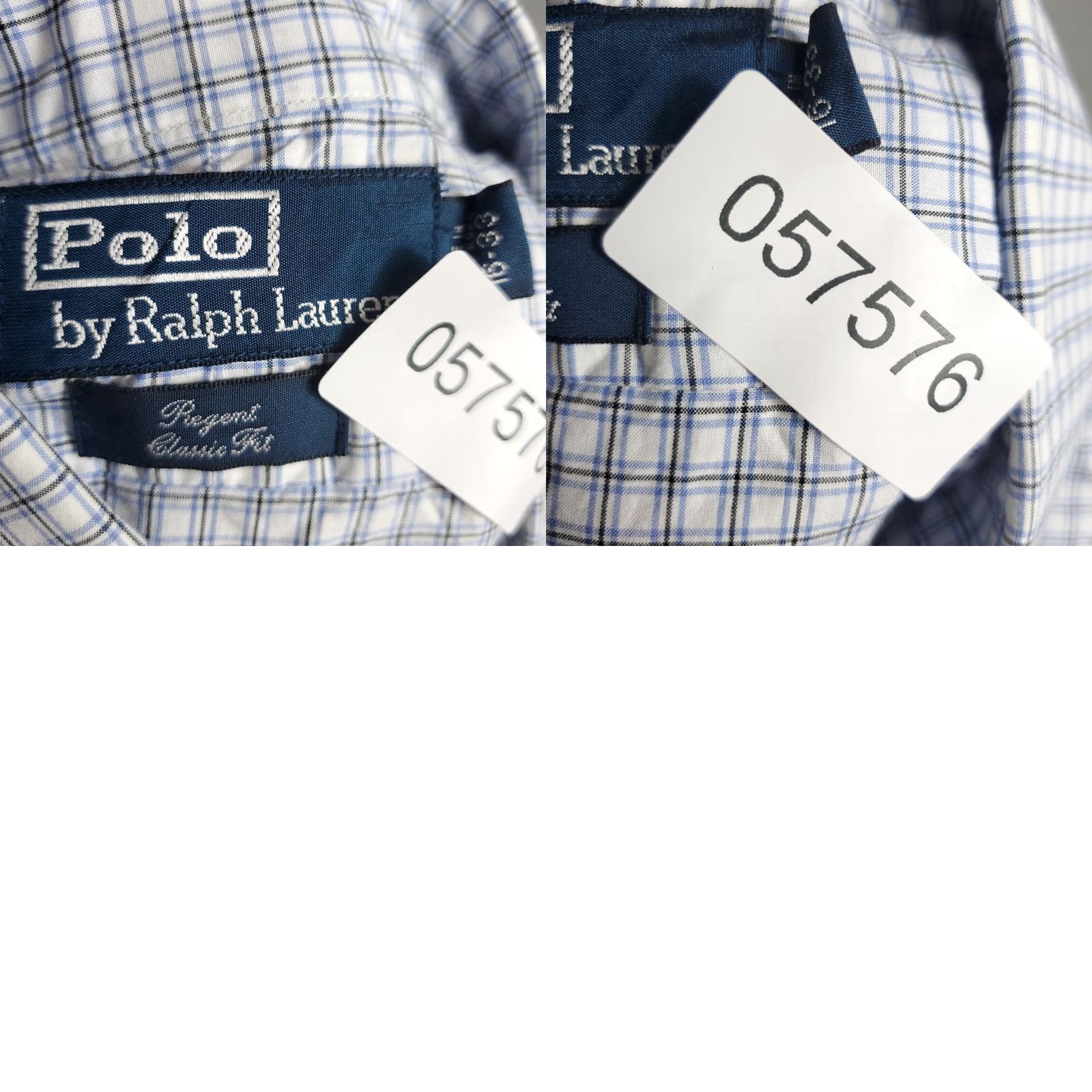 Ralph Lauren Ralph Lauren Dress Shirt Mens 16 Blue White Plaid Long Sleeve Button Up Classic Size 42R - 8 Thumbnail