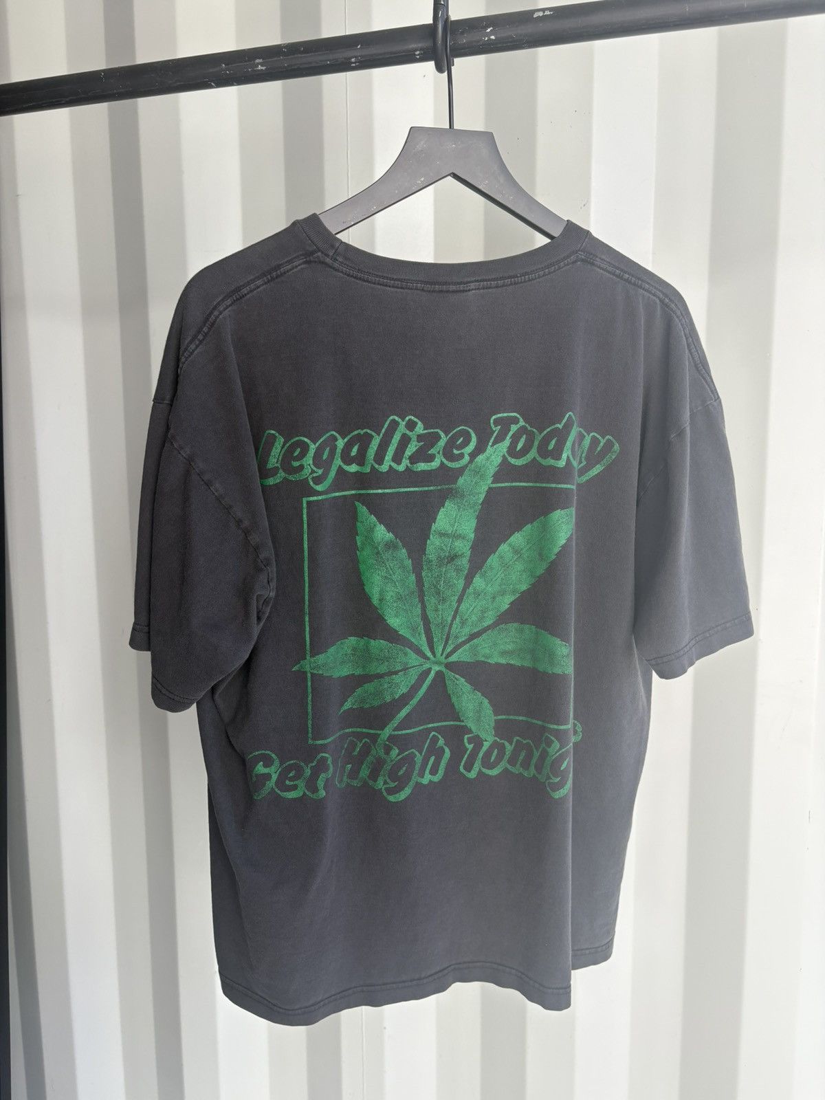 Vintage Legalize Weed Shirt Faded Distressed GRUNGE